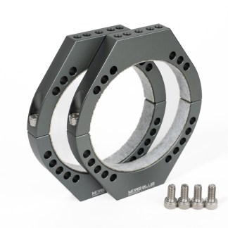More Blue TB003 95mm Mounting Rings (Pair)